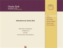 Tablet Screenshot of giselazink.com